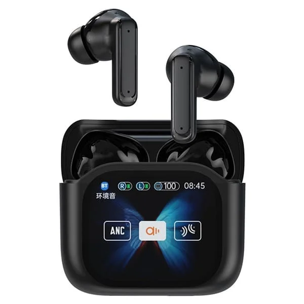 Kääntäjä 150 kielen käännös Smart Voice Bluetooth In Ear -kuulokkeet - musta