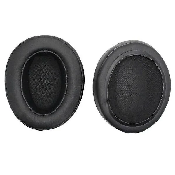 Ersättningsöronkuddar i läder för Sennheiser Momentum 1 och 2.0 Wireless, brusreducerande öronkåpor, 2-pack