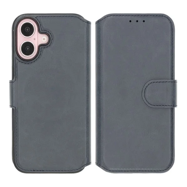 iPhone 16 Plånboksfodral Rvelon - Blå