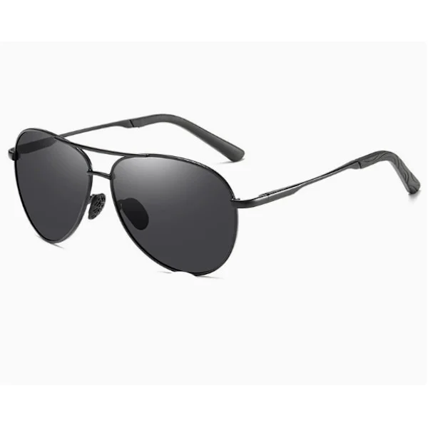 Pilot Sunglasses Men Polarized Sunglasses Unisex UV400 Protection Black Sunglasses Driving, Fishing, Running Classic Ultralight Glasses