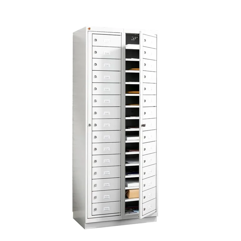 Personal storage locker PRIVATE, floor, 30 comps, 1910x760x450 mm
