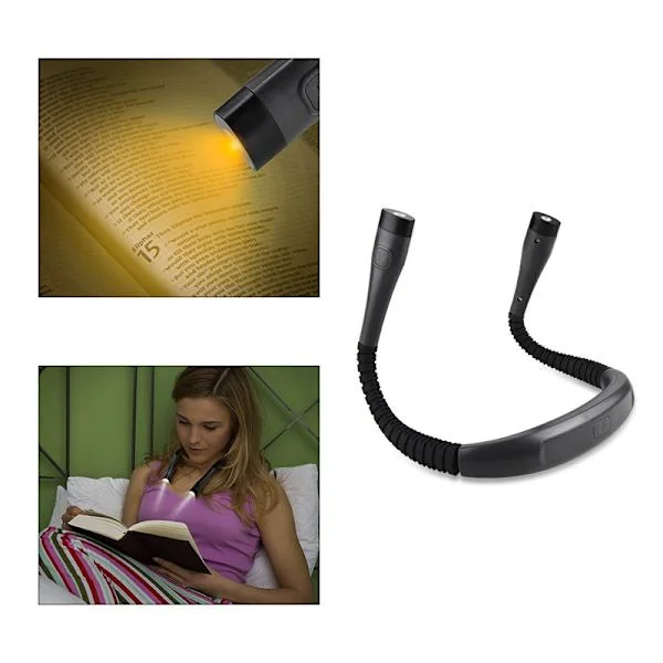 Justerbar USB-uppladdningsbar läslampa för nacken, LED-ögonskydd skrivbordslampa för arbete, studier och kontorsbelysning