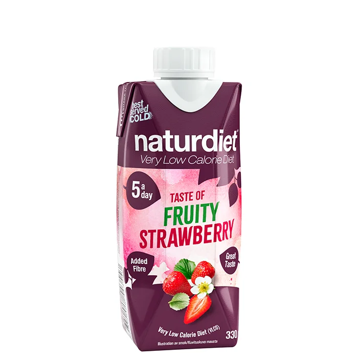 Naturdiet Måltidserstatter Shake Strawberry 330 ml