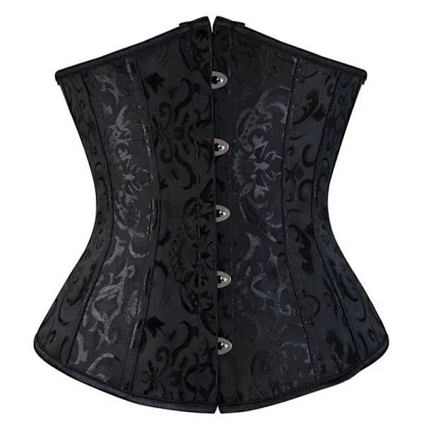 Underbust Korset Corselete Lingeri SORT M