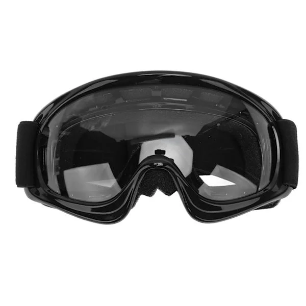 Dirt Bike Goggles for Kids Impact Resistance UV Protection Motorcycle Goggles for Outdoor Cycling Ski ATV Off Road Racing Black