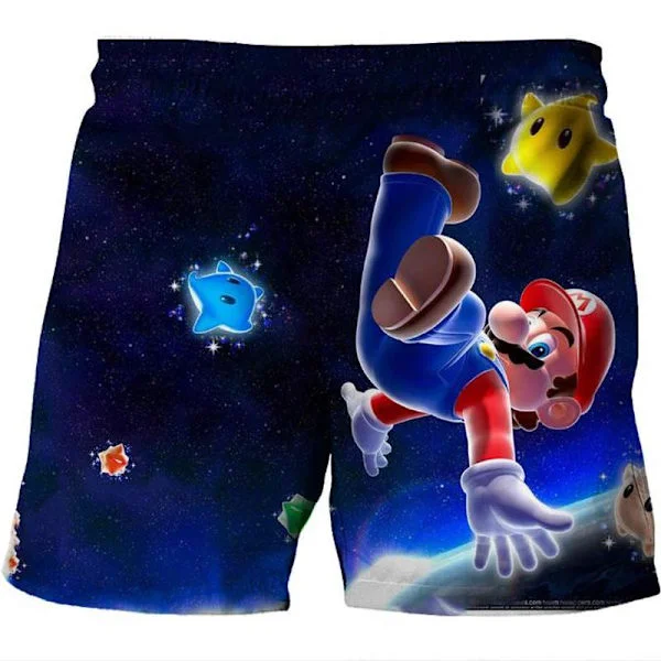 Super Mario Bros 3D Swimsuits for Boys Pool Clothes Summer For Kids 5-10 Years A 130cm
