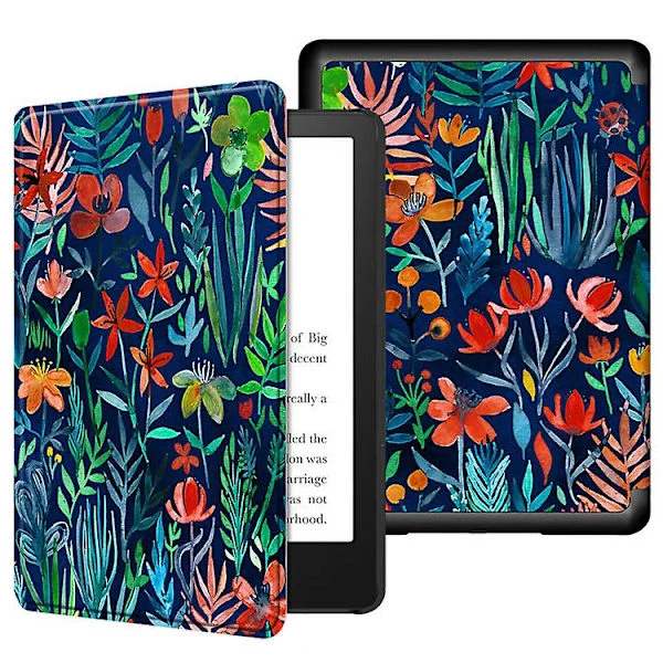 Slimshell Cover Passer Til Kindle Paperwhite (10. Generation-2018) Og Kindle Paperwhite Signature Edition - Premium Letvægts Pu Læder Cover Med Au