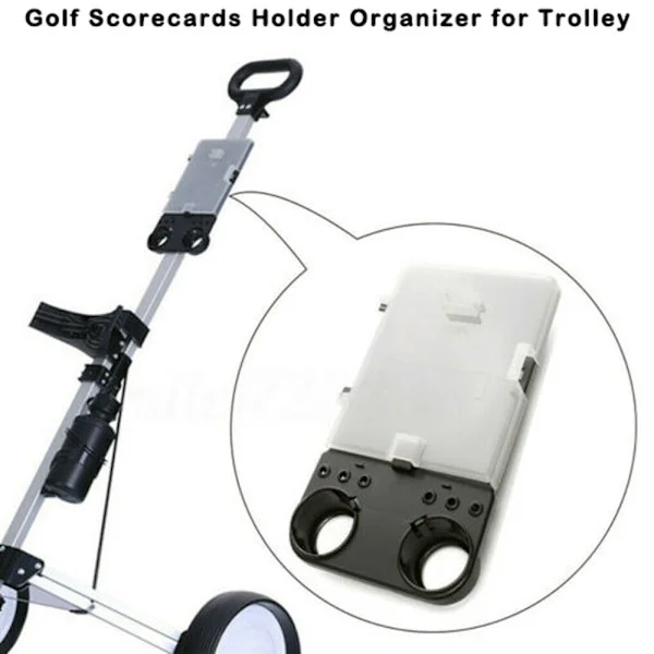 Golftillbehör Score Board Trolley Scorecard Holder Keeper