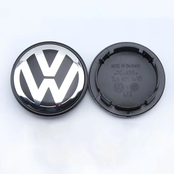 4 stk. Passer til Volkswagen hjulnavkapsel standard 70 mm nav centerkapsel dæk bil logo bil modificeret hjulkapsel