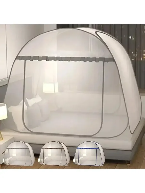 AliExpress - 1PC Moskitonetz Zelt für Bett One-touch-Quadrat für Kingsize-Bett Tragbare Klapp Zelte Schlafzimmer zubehör Fall Prävention