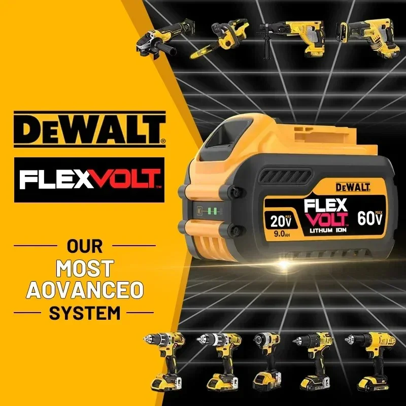 AliExpress - Nouvelle batterie d'outil électrique Dewalt 9.0Ah 20V/60V 100% originale DCB206 DCB206 DCB205 DCB200 DCB203 pour outil électrique Dewalt