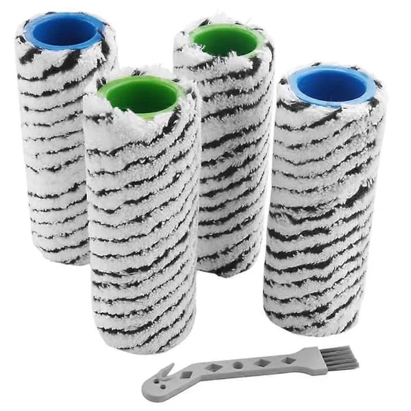 4 Pcs Roller Brushes for Karcher FC7 FC7 Premium FC5 FC5 Premium FC3 Cordless Floor Cleaner Parts