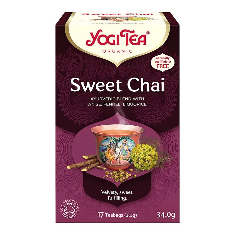 3 for 90 kr., Yogi Yogi Tea Sweet Chai Ø 17 breve, Helse & Madvarer, Te, Chai Te