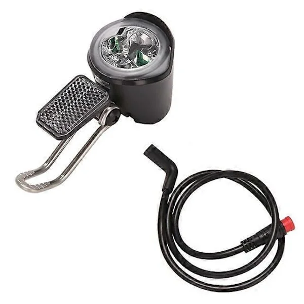 Sykkel Deler E-Sykkel LED Frontlys 6V 12V 24V 36V 48V 60V Sykkellykt Vanntett Frontlys Vanntett Kobling