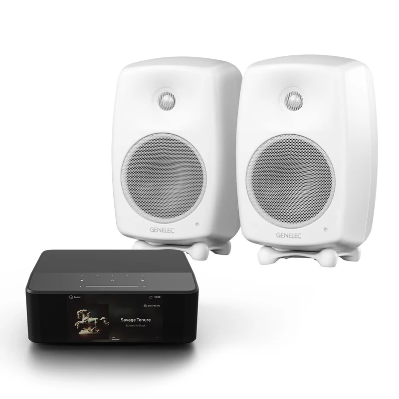 Genelec G Three + Bluesound N530 Kompakti kaiutin – aktiivinen -