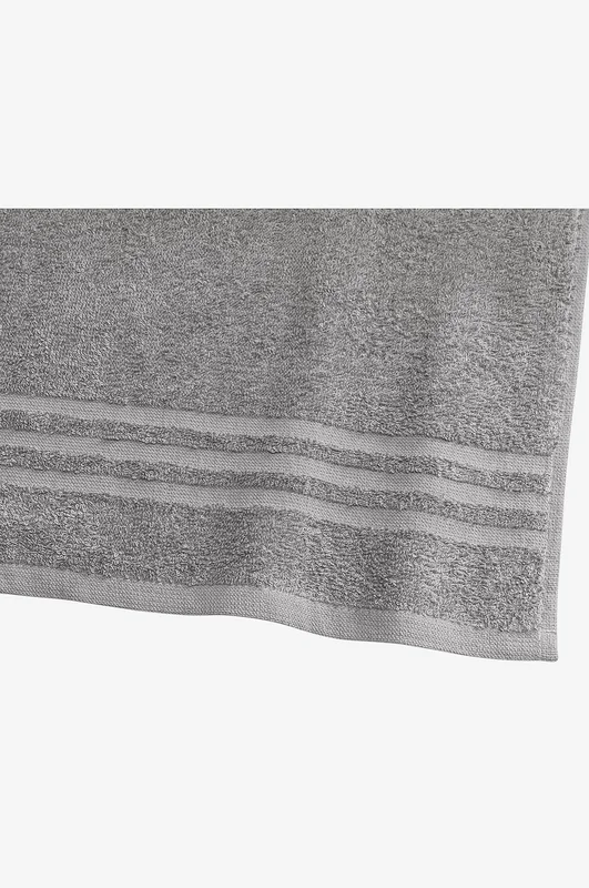Borganäs of Sweden - Basic Frotté 4-pk - Grå - Håndklær - 30X50 - Fra Homeroom