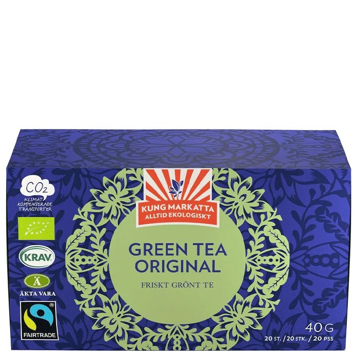 Kung Markatta Grønn Te Original 20 poser
