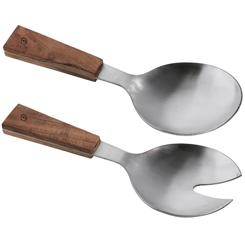 Ernst Salladsbestick 18 × 6,5 cm, rostfritt stål/akaciaträ | Dukning & Servering > Bestick > Serveringsbestick > Salladsbestick | Bagaren och Kocken