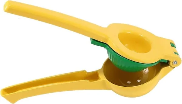 Sitruspuristin, 2-in-1 Premiumlaatuinen metallinen sitruuna-appelsiini-limetti-sitruskäsinpuristin, mehupuristin, manuaalinen sitruspuristin, 