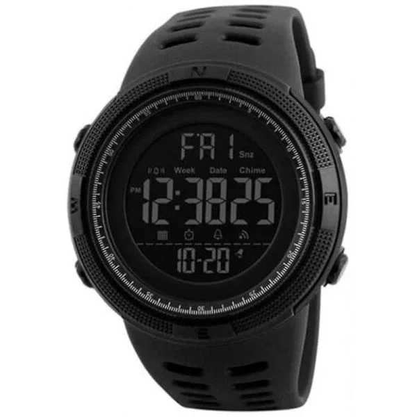 Men's Diver Watch 50M Digital LED Military Casual Electronic Watch Black (1-pack - Standard)