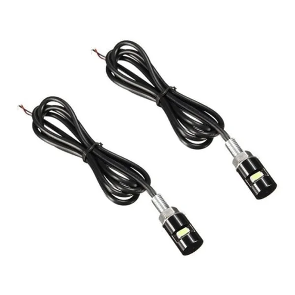 12V LED-skiltlys for motorsykkel, LED-baklys, universelle 12V 5630 hvite lys, blinklys null - 2