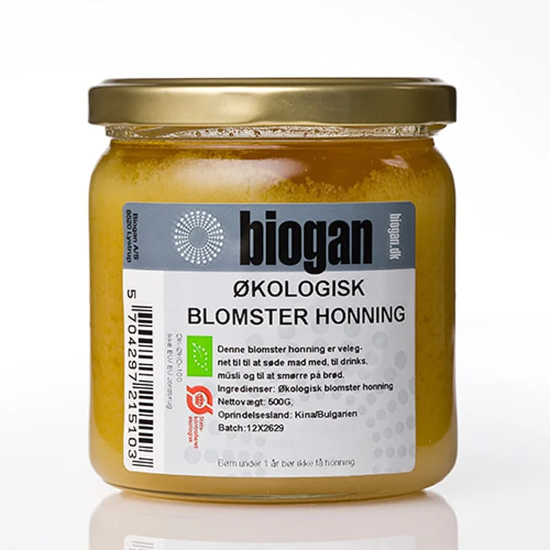 Biogan Blomster honning Ø, Helse & Madvarer, Smørepålæg, Honning