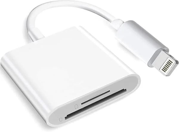2025 Senaste Modell (Apple MFi-Certifierad) Lightning till SD-Kort Kameraläsare för iPhone iPad, Dubbel Kortplats Minneskortläsare Sup