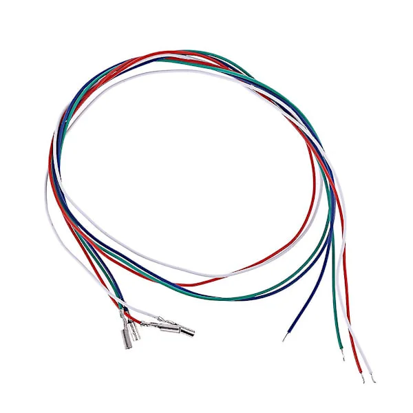 3/4 stk Patron Phono Kabel Ledninger Hodekabler for Platespiller Phono Headshell