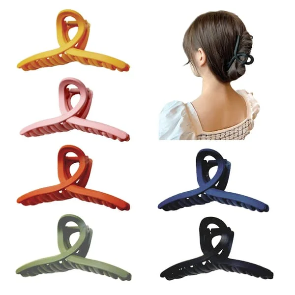 6 Pcs Hair Clips, Strong Grip Hair Claw Clips Hair Styling Accessories for Women and Girls