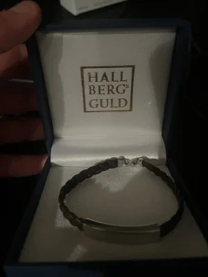 Flätat armband Hallbergs Guld