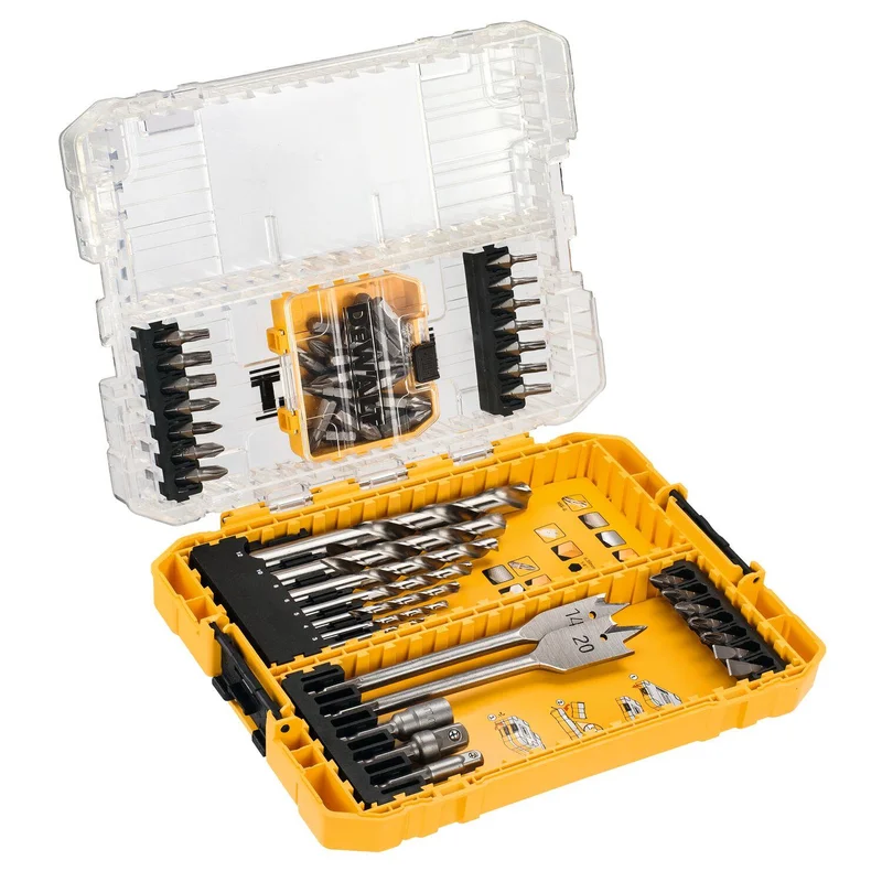 Dewalt DT70757-QZ Bor- og bitssett 55 deler, HSS-G, Maskintilbehør & forbruk