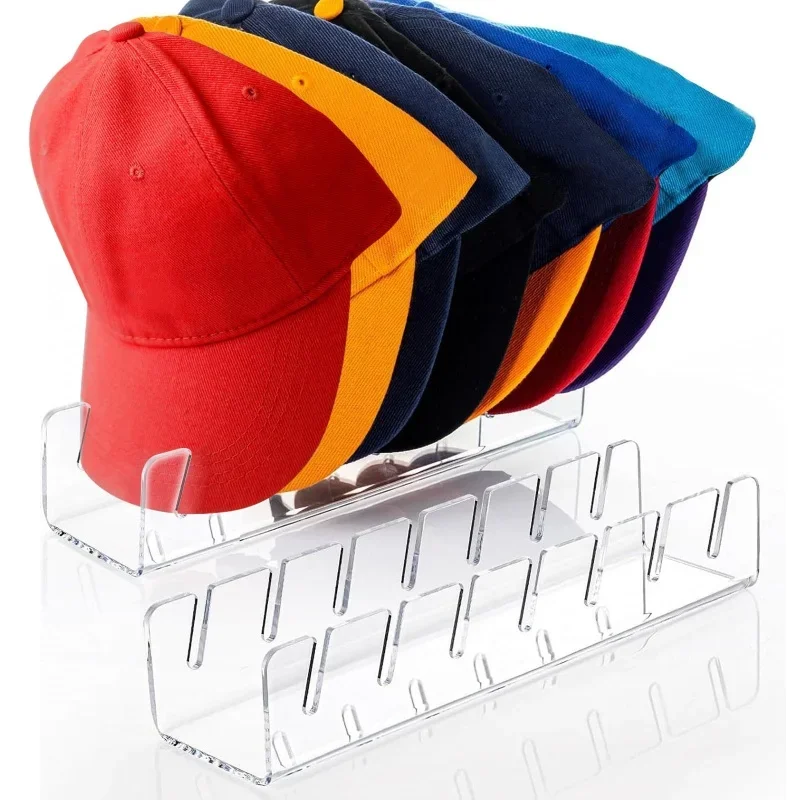 AliExpress - Support de rangement pour casquettes en acrylique avec fentes, présentoir pour casquettes de Baseball, conteneur de rangement pour 