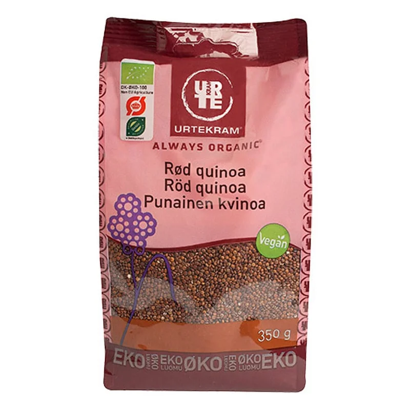 3 for 2 - Urtekram Quinoa rød Ø 350 g, Helse & Madvarer, Pasta, Ris & Bælgfrugter, Quinoa