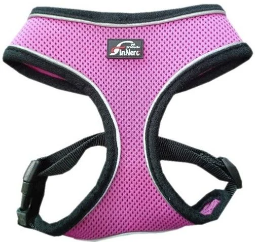 FinNero LIGHT Reflective S Harness Pink