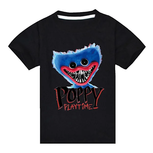 Poppy Playtime Huggy Wuggy T-paita paita lasten 3D-painetut topit T-paita 140cm