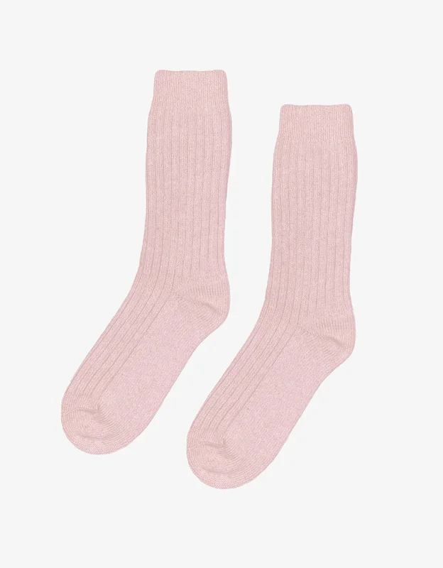 Merino Wool Blend Sock - Faded Pink - 36-40