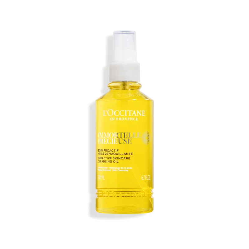 L'Occitane en Provence Immortelle Olio Struccante Precieuse 200ml - Olio detergente viso