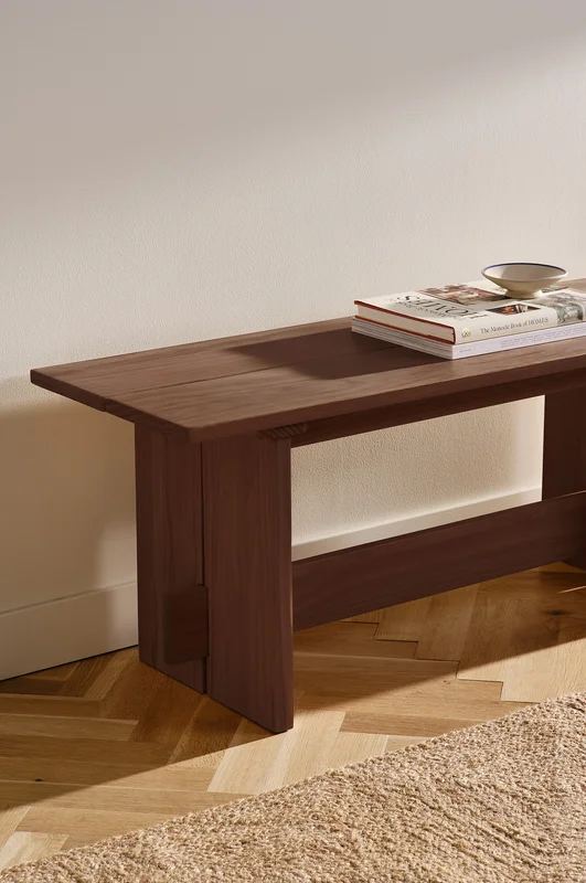 Jotex - Bänk 40x110 Cm Furu Mörkbrun TOTTORI - Köp Bänkar hos Jotex