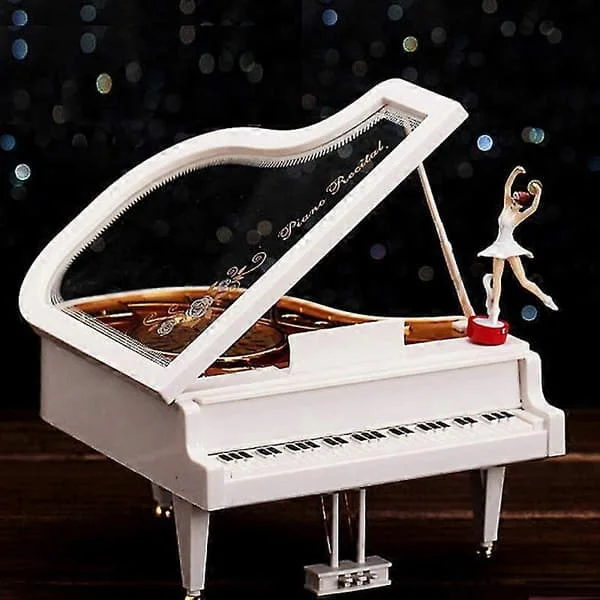 Populär Uppdragbar Roterande Klassisk Ballerinaflicka På Piano Speldosa Musiklåda Ballerina Musiklåda Set Gåva