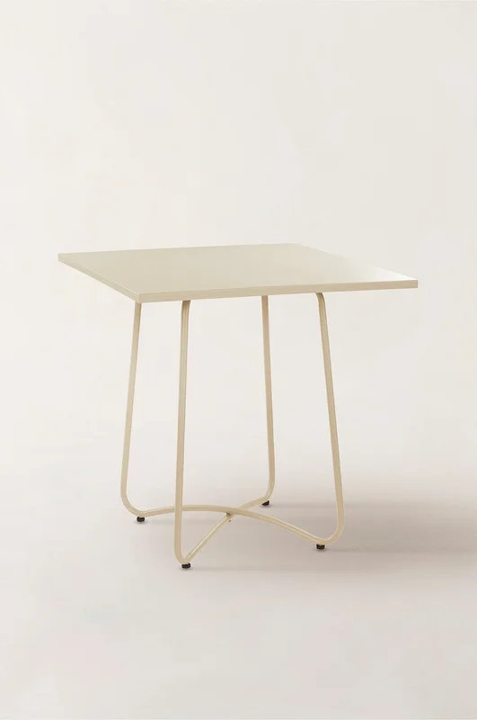 Jotex - Bord 74x74 Cm Aluminium Beige ANTIBES - Köp Utebord hos Jotex