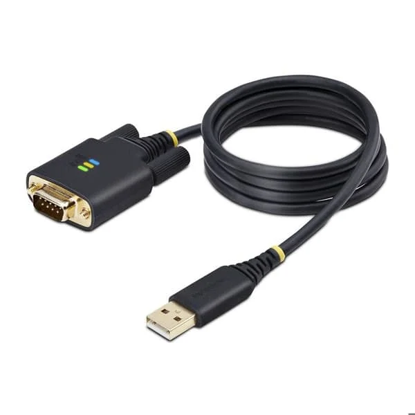 USB till seriell adapterkabel - StarTech.com - 1m - DB9 RS232 - FTDI IC - ESD-skydd nivå 4