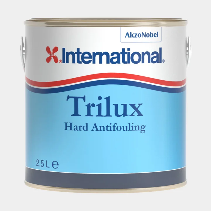 Hartes kupferbasiertes Antifouling International Trilux Hard Antifouling, 0.75 Liter - Navy - Boot