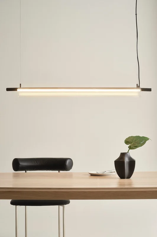 BANDOL led-hanglamp Matzwart/helder glas - Koop Plafondlampen bij Jotex