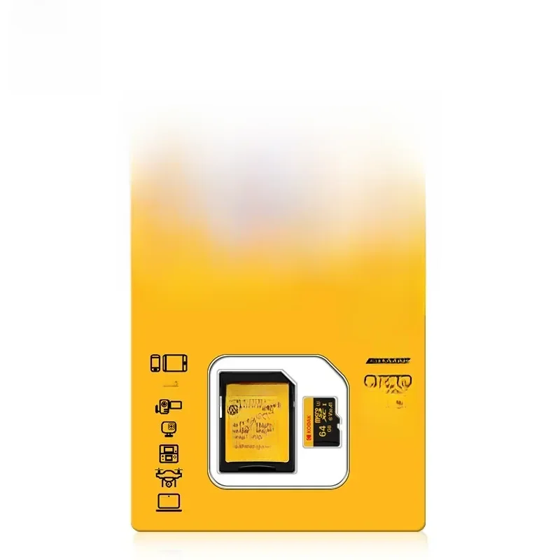 AliExpress - Carte mémoire Micro SD KODAK, jusqu'à 100 mo/s, C10 U3, 32 go, 64 go, 128 go, 256 go, carte TF 4K HD pour adaptateur de lecteur de carte 