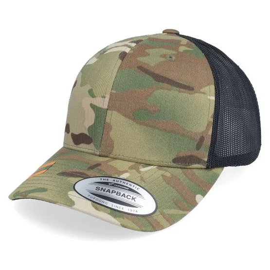 Yupoong - Camo trucker Kšiltovka - Multicam Camo/Black Trucker @ Hatstore