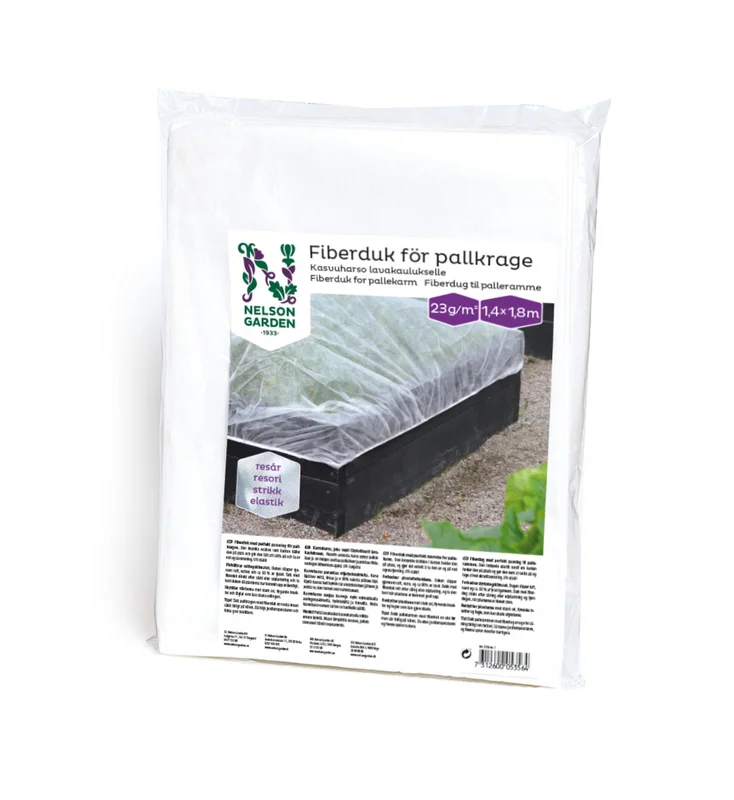 Nelson Garden 5356 Fiberduk pallkrage, 23 g/m², 1,4x1,8m, Odling