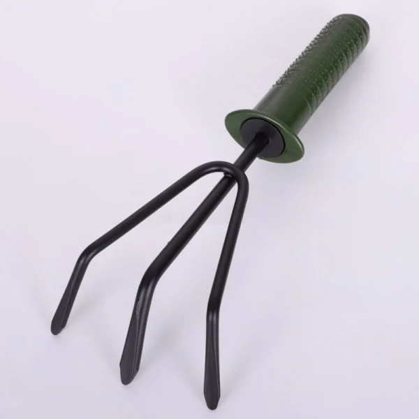 Tregrenet rake - Mini hageredskap, liten rake og spade, liten spade, rake og spade for hage, innendørs og utendørs potter.