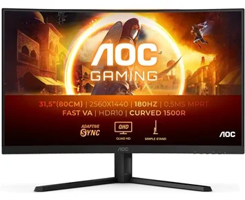AOC 32-tommers buet gamingskjerm
