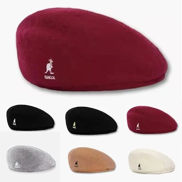 Kangol 504 Litteä Lippalakki - Punainen (Miehet & Naiset) punainen L (58-60cm)
