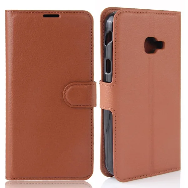 Litchi Texture Leather Phone Case for Samsung Galaxy Xcover 4s/Xcover 4 G390F (Brown, Style I Samsung Galaxy Xcover)